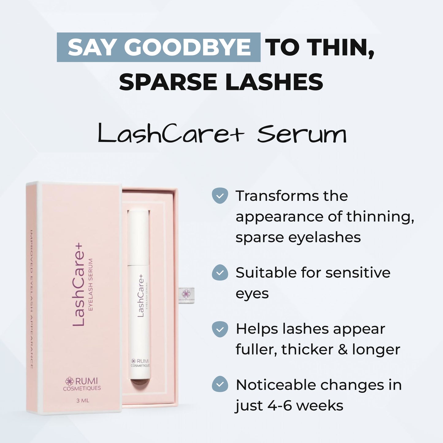 Mascara + Lash Serum + Makeup Remover